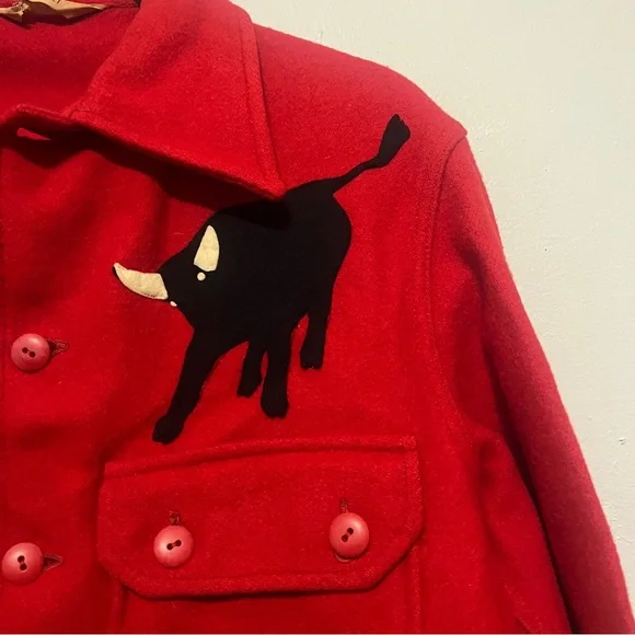 Vintage Boy Scouts of America Official Jacket Wool Red Mens Size Medium Jackets & Coats